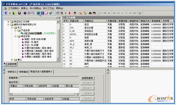 軸承參數化工藝設計——工藝參數定義