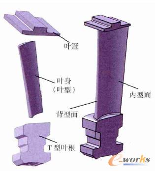 基于逆向設(shè)計(jì)的渦輪葉片三維數(shù)模圖