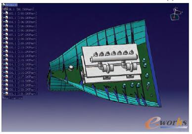 圖8 三維仿真機艙智能布置結果示意圖(b)