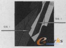 交叉、貫穿元素