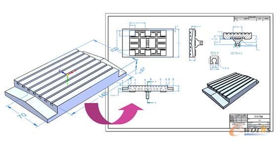 圖/Solid Edge自動生成工程圖